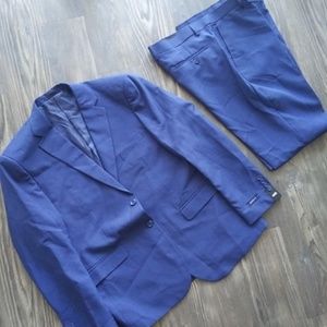 Blue Men's Suit